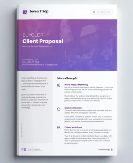AI Client Proposal Template (Word/Canva)